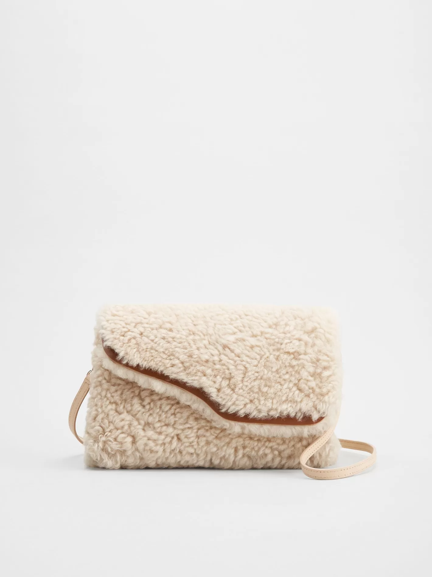 Online Corinaldo Shearling Pouch Bag Women Crossbody Bags