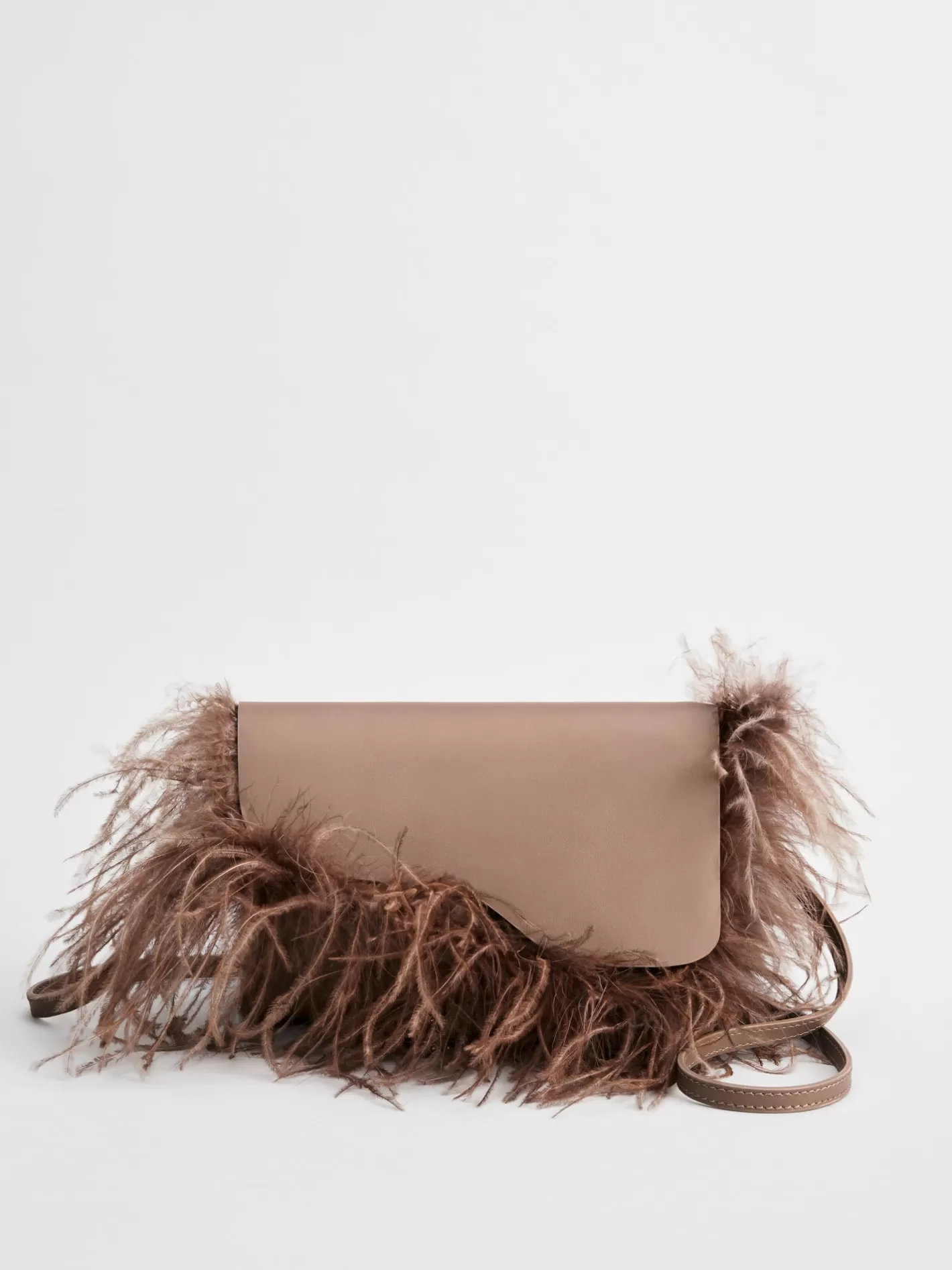 Flash Sale Scarlino Nappa/Feathers Pouch Bag Women Crossbody Bags